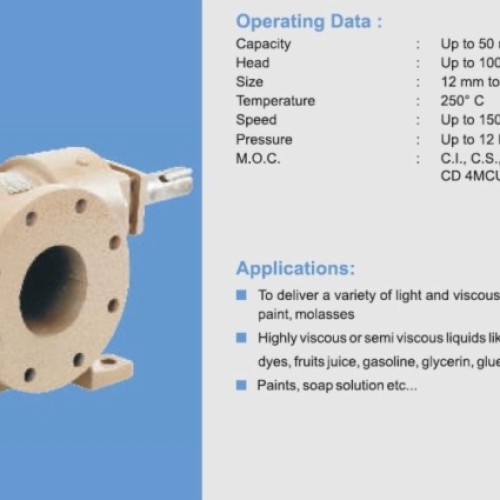 Rotary gear pump